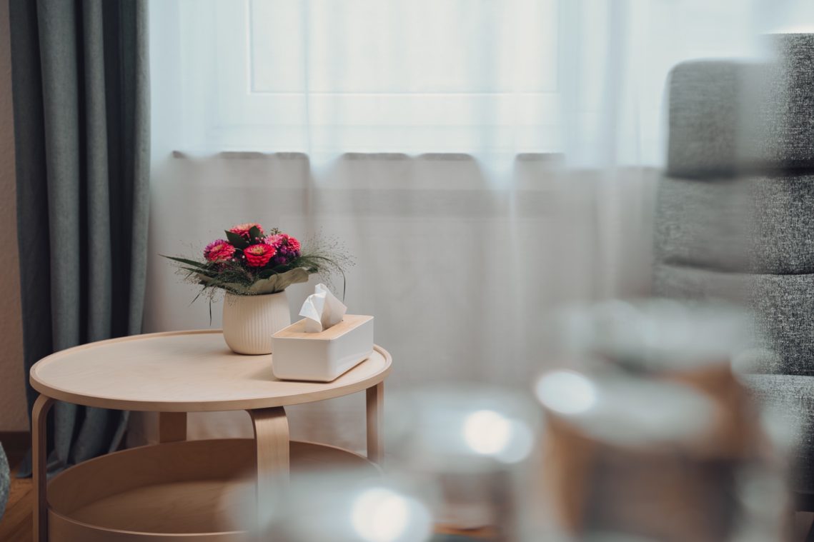 Foto mit viel Bokeh Elementen für die Website