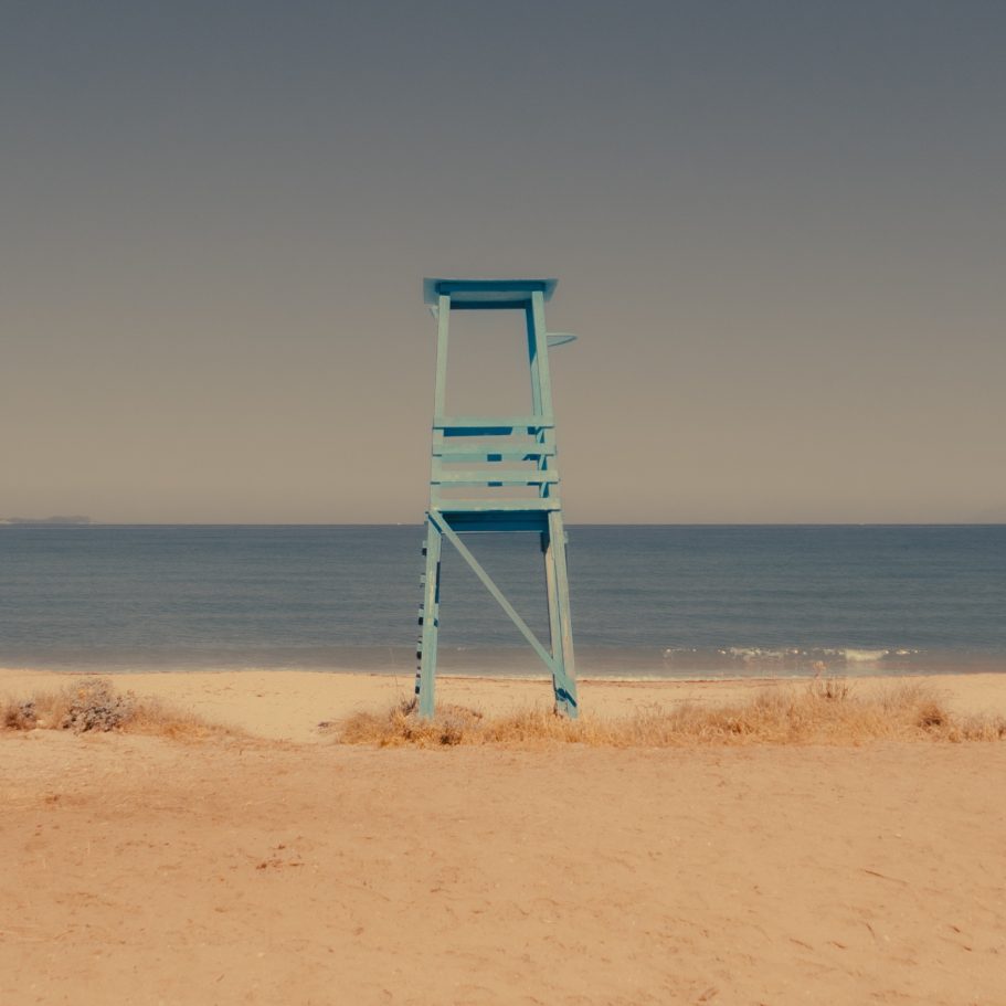 Leere Aussichtsturm auf Korfu